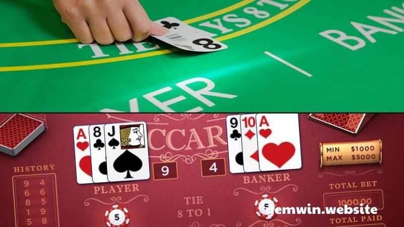 Luật rút bài của Baccarat có quy định riêng biệt cho Banker và Player